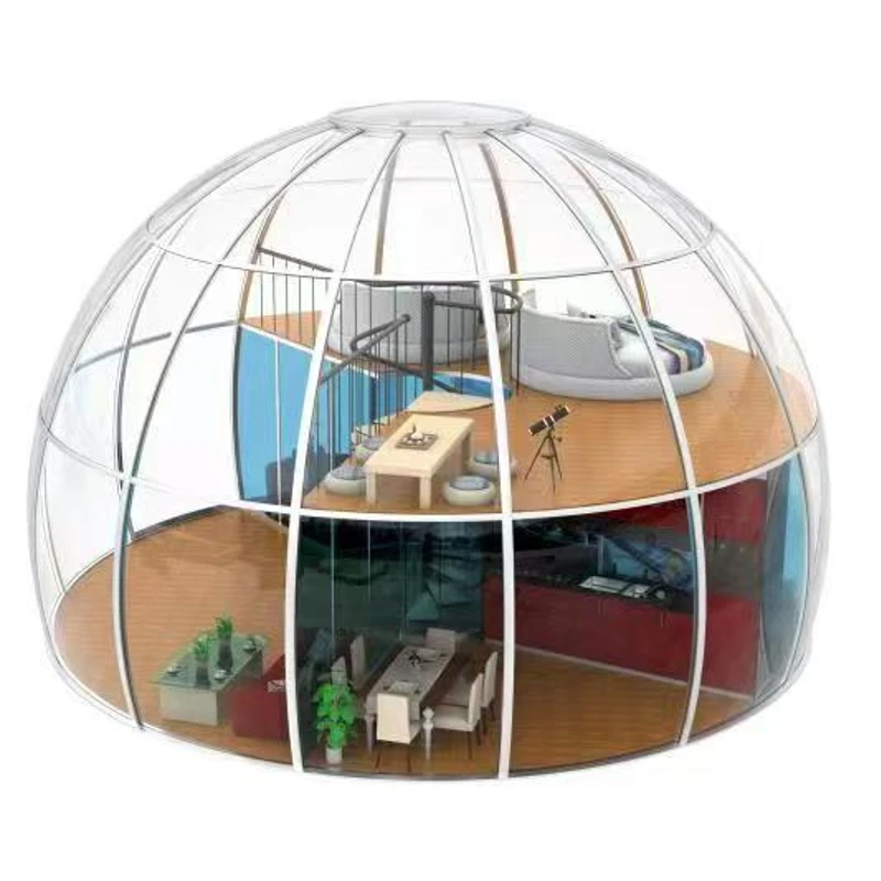 10Meter Diameter PC Dome Villa High-Strength PC, 10-Year Warranty 1
