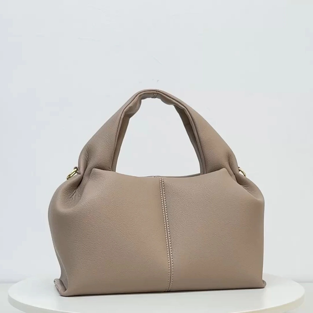 Crossbody Bag with Cloud-shaped Design, Fashionable Simple and Versatile Handbag, Large-capacity Soft Leather Women's Bag 1