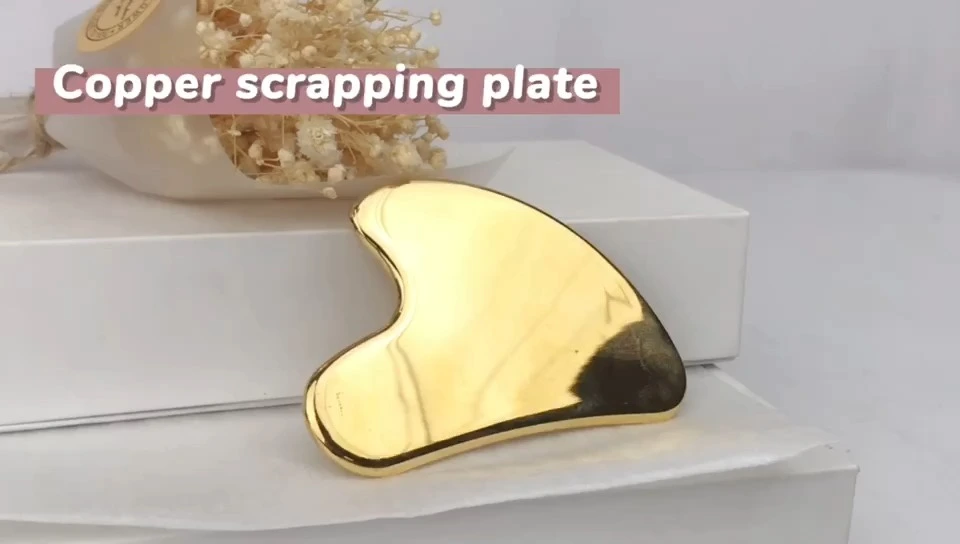 Copper scraping board Targeted application to specific body parts beauty guasha Yingshang ustom oem odm 1