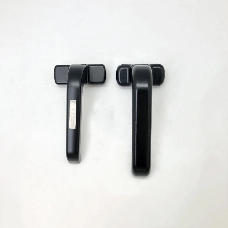 Matte Black Window and Door Handle Set for Commercial Use 1