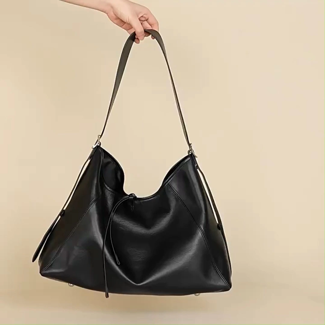 Sac fourre-tout simple et simple, sac à main haut de gamme, sac à bandoulière polyvalent et grande capacité 1