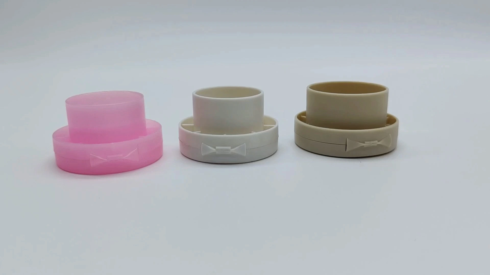 Manufacturer sells 22.4mm smooth clamshell PP plastic lid shampoo lotion bottle 1