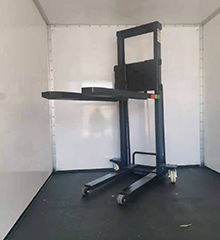 Vlift 1000kgs self loading lifting portable forklift electric stacker 3
