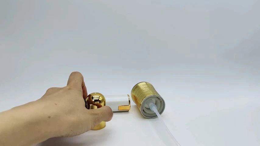 Wholesale customized aluminum fine mist spray perfume spray crimping pump spray pressurized perfume spray 1