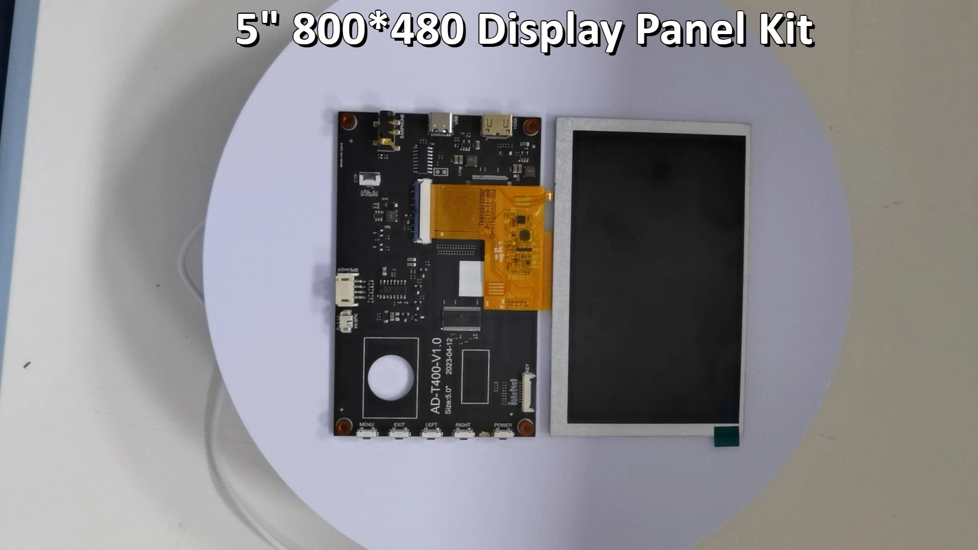 Raspberry Pi Ekran Kiti 5 inç 800x480 TFT LCD Modülü 1