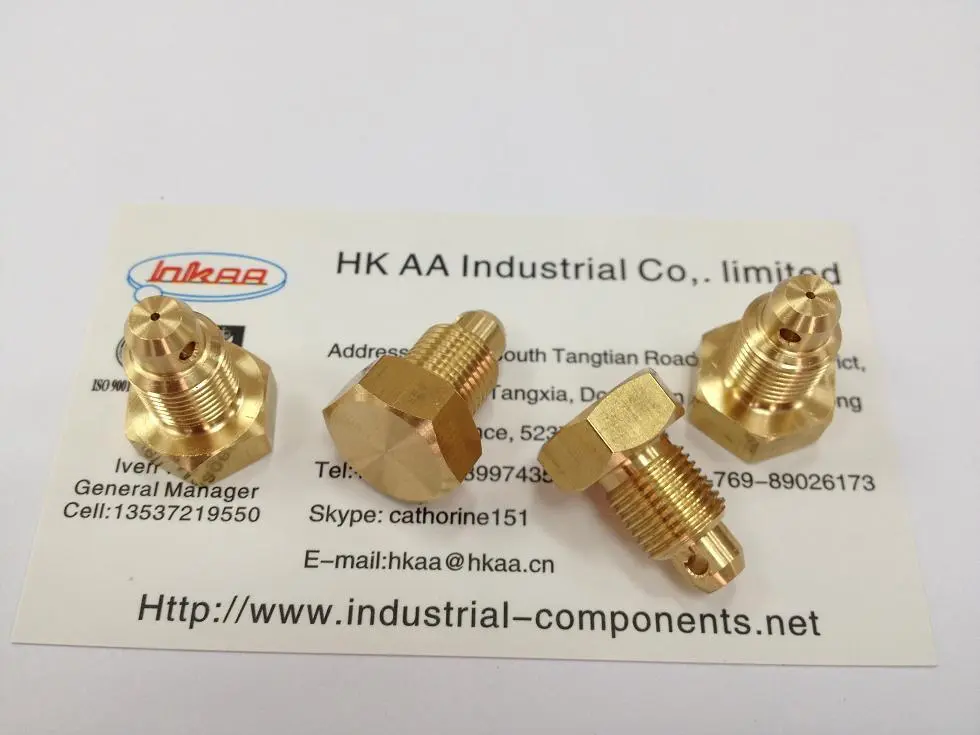 Custom Hex Brass Screws | CNC Machined Brass Fasteners Manufacturer – HKAA 1