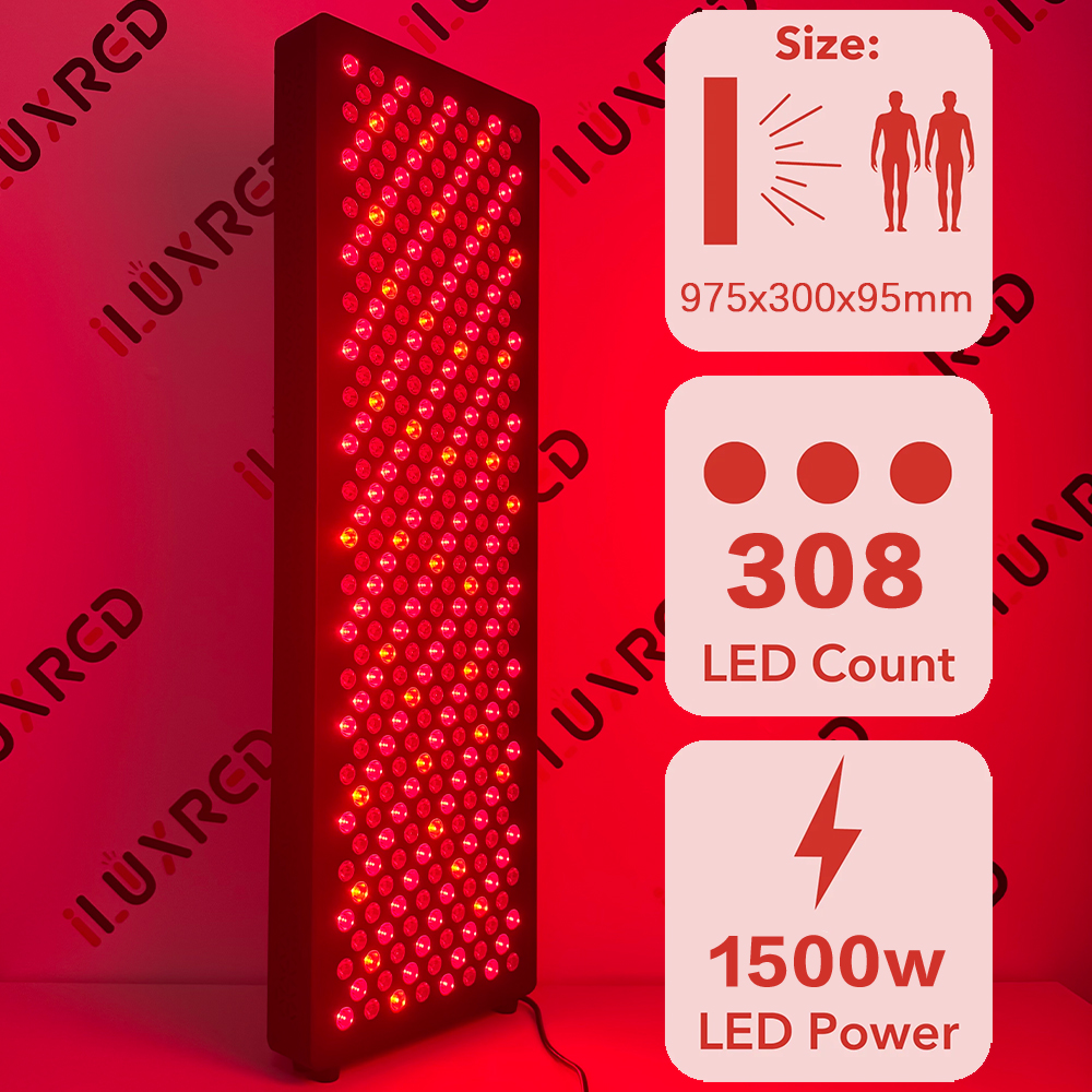 iLUXRED X1500 Red LED Therapy Lamp 5 Wavelengths Red Light Therapy Certification For Brain Health 2