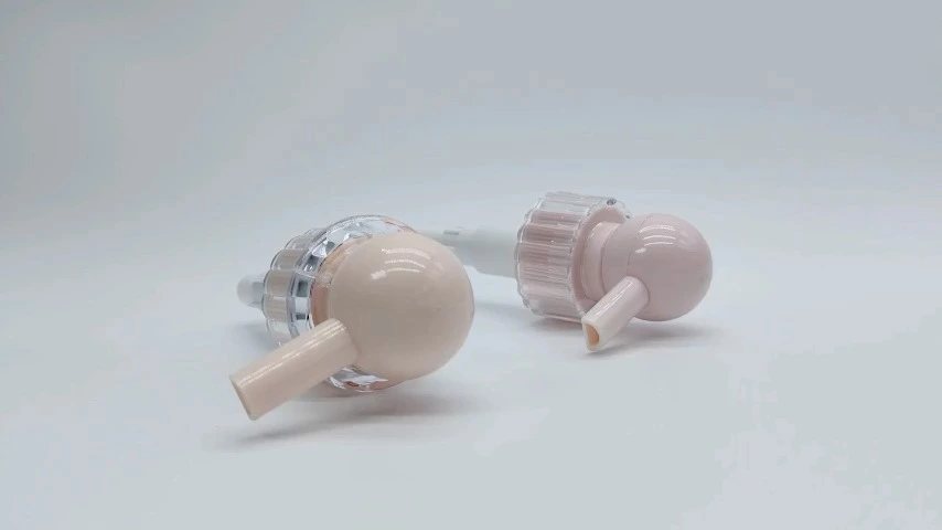 Empty round plastic pump for hand sanitizer bottle, cosmetics and shampoo gel bottle 1
