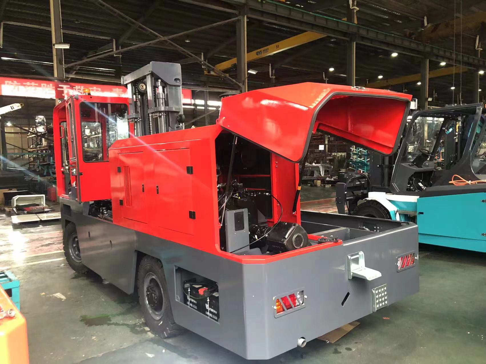 Hot sale Vlift 3 ton battery side loader(lead acid battery and lithium battery) 3