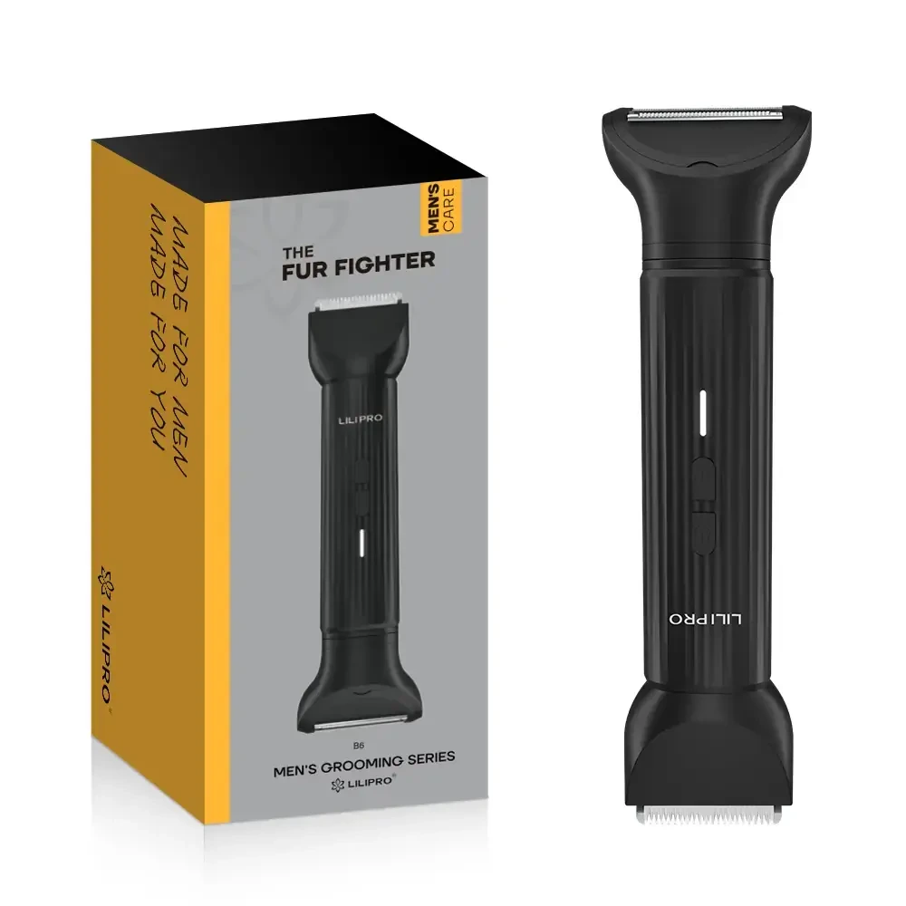 Men's Beauty Tool Wholesaler Body Hair Trimmer Dual Motor Driven Nose Hair Shaver Waterproof Rechargeable Shaving Set LILIPRO B6 1