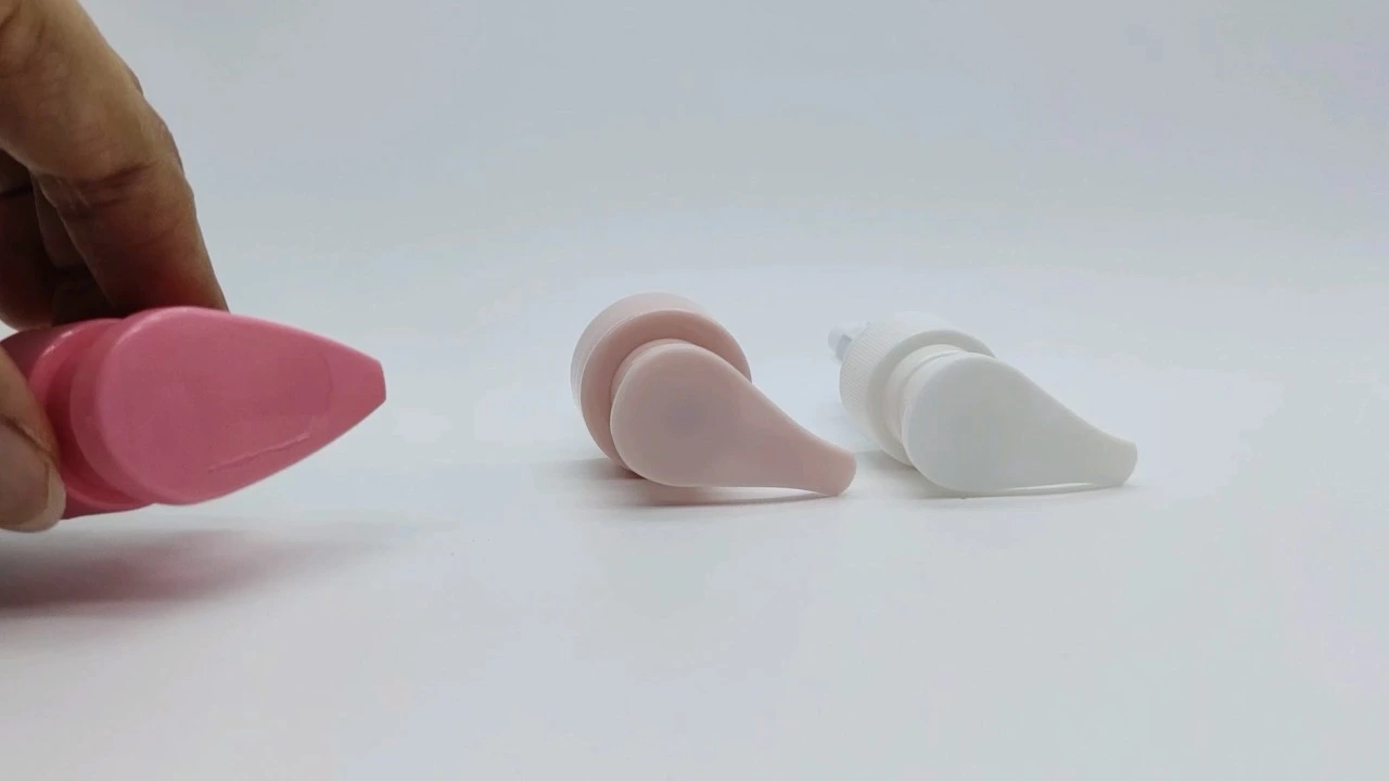Plastic lotion pump distributor head travel bottle pump hotel shampoo pump head 1