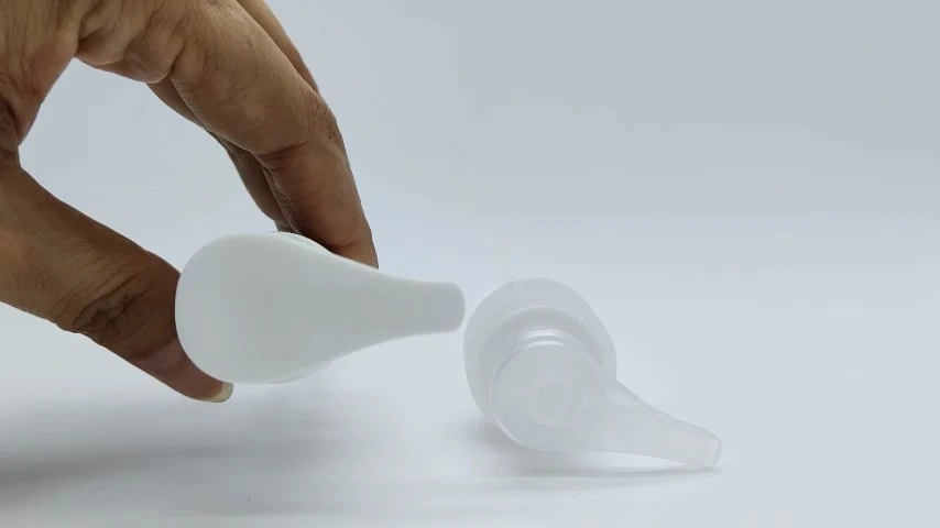 Customized size lotion pump upper and lower locking plastic pump outlet spring nut bath bottle 1