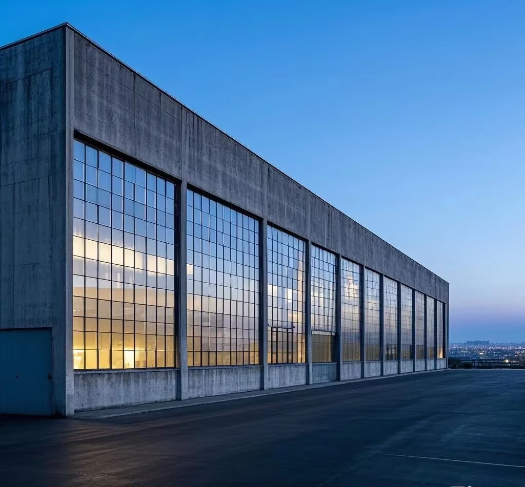 Prefabricated Construction Customized Steel Structure Office Gym Hall Mall Art Center Gallery Museum Supermarket 1