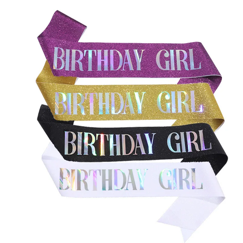 Magic Lights 'Crenhy Girl' Fiesta Fiest For Girls Mujeres Suministros de decoración de fiesta de cumpleaños 1