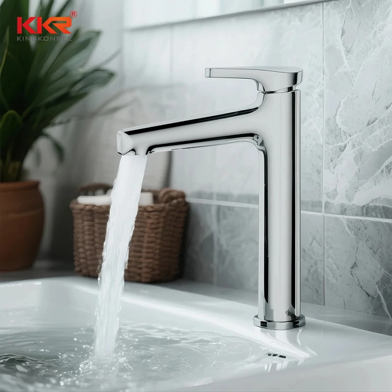Robinet de salle de bain commercial | Appuyez sur lavabo universel pour la salle de bain, vanité & salle de lavabo publique 1