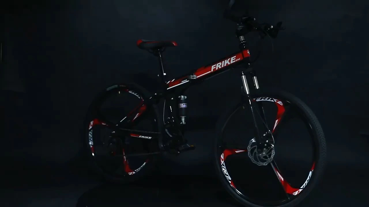 26 Full Suspension Folding Mountain Bike for Adults with Sport Racing Design 1