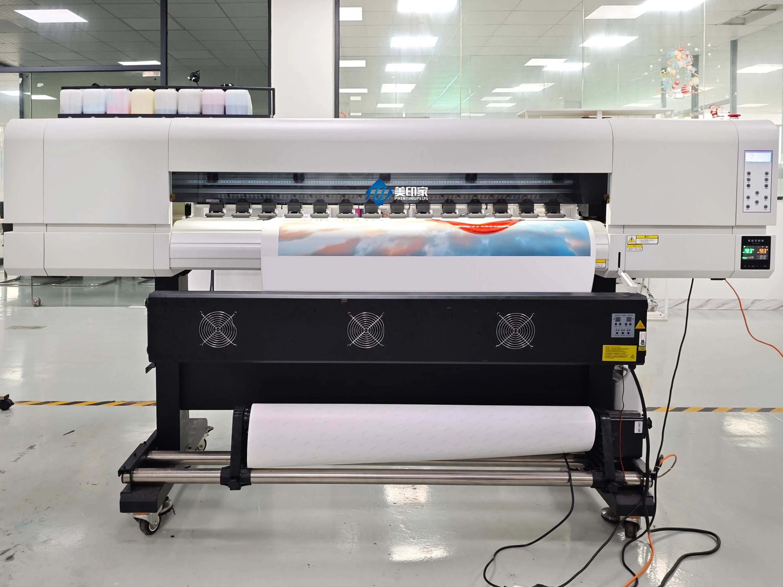 One meter two printer width eight color indoor photo machine 1