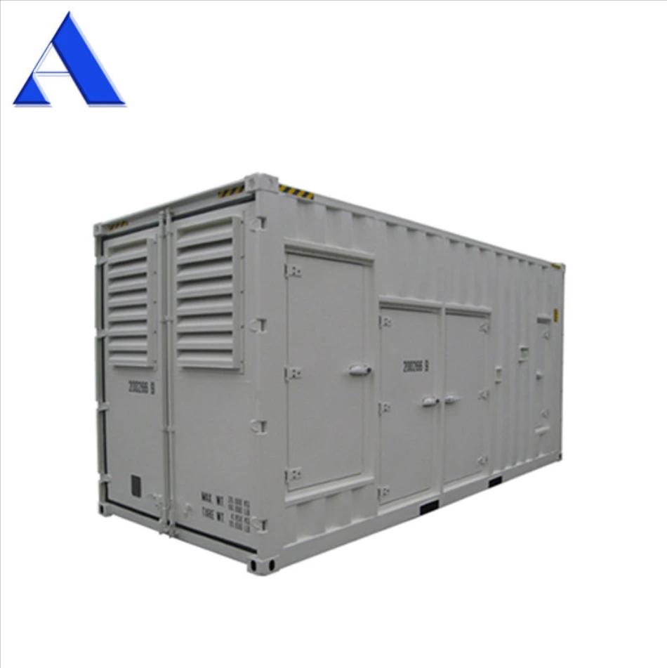 20ft & 40ft Insulated Genset Container with Shutter Ventilated Noise Reduction New Dry Diesel Generator Certified by CSC 1