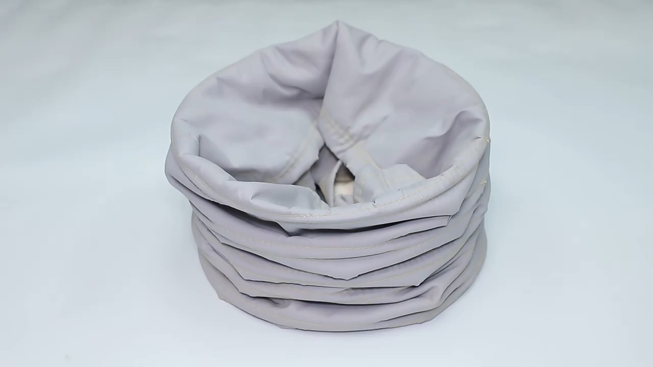Fleksibel kanalslange for høye temperaturer for røyk | -45 °C til 400 °C | Ventilasjonsløsning for industriell kvalitet 1