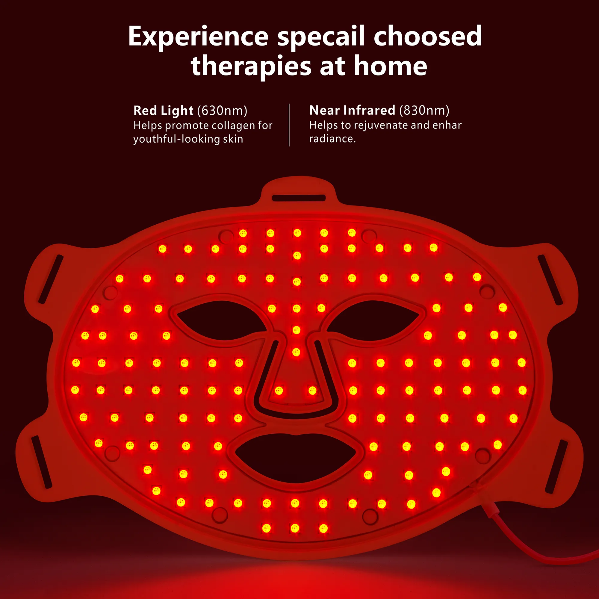 Wholesale Led Red Light Face Mask Supply for Face 5