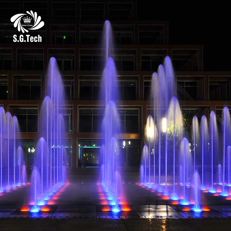 China Factory Custom Design Supply Garden Music Dancing Fountain Dry Land Fountain 1