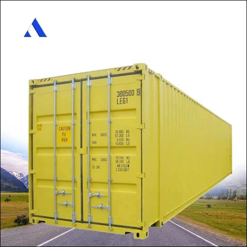 2500mm EURO PALET Lidera 45 'HC 45 pés 45 pés de altura Cubo de 45 pés 45hq Contêiner de remessa 1