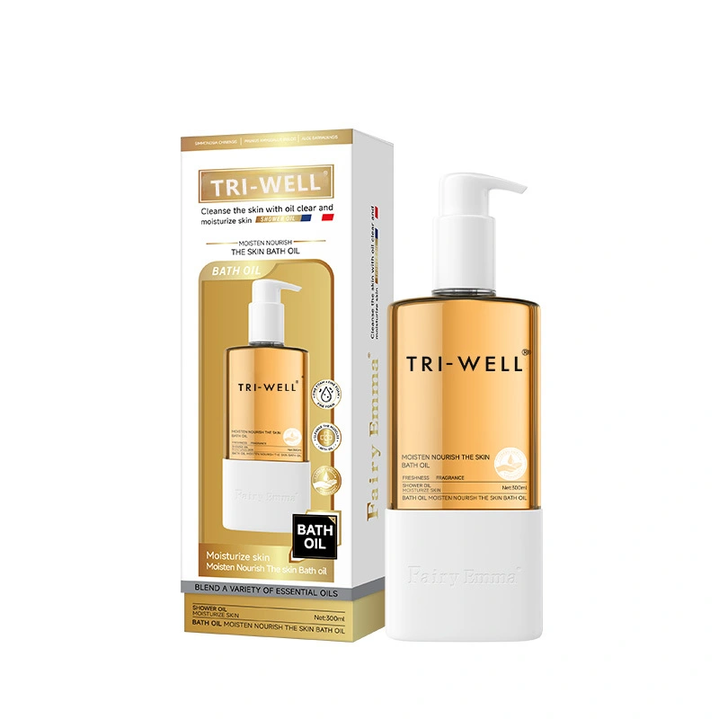 Aceite de ducha botánico Triwell 7 - Fórmula personalizada OEM/ODM con vitamina C & Niacinamida para piel brillante 1