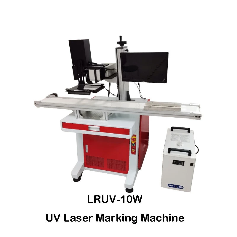 Auto UV Visual Laser Marking Machine with Conveyor Belt 1