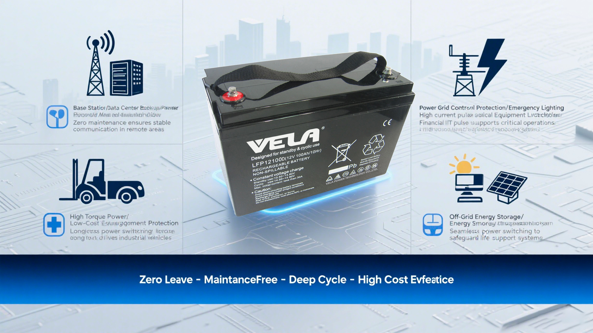 The Applications of VELA Industrial Batteries 1