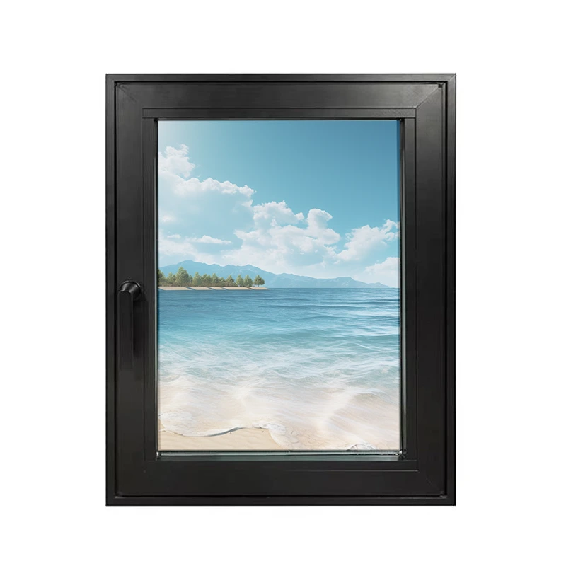 Powder Coating Energy Efficient Windows Narrow Frame Double Tempered Glass Aluminum Casement Windows and Doors 1