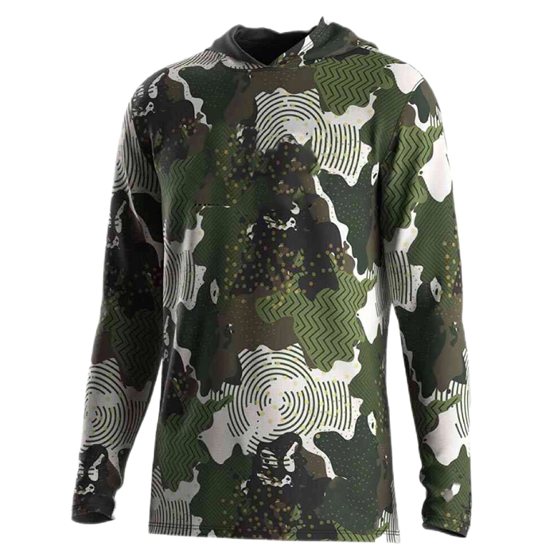 Camisas de pesca de protección solar con capucha profesional para ropa de pesca al por mayor 1