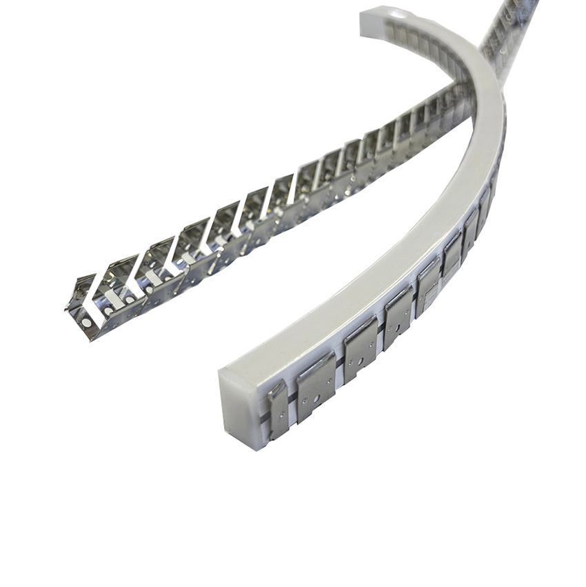 Traccia di montaggio in acciaio inossidabile in acciaio inossidabile in acciaio inossidabile in neon a LED per slot con fibbia neon da 12x20 mm 1