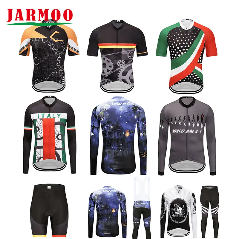 Juego de ropa de bicicleta personalizada Mejor Jersey de ciclismo de sublimación 1