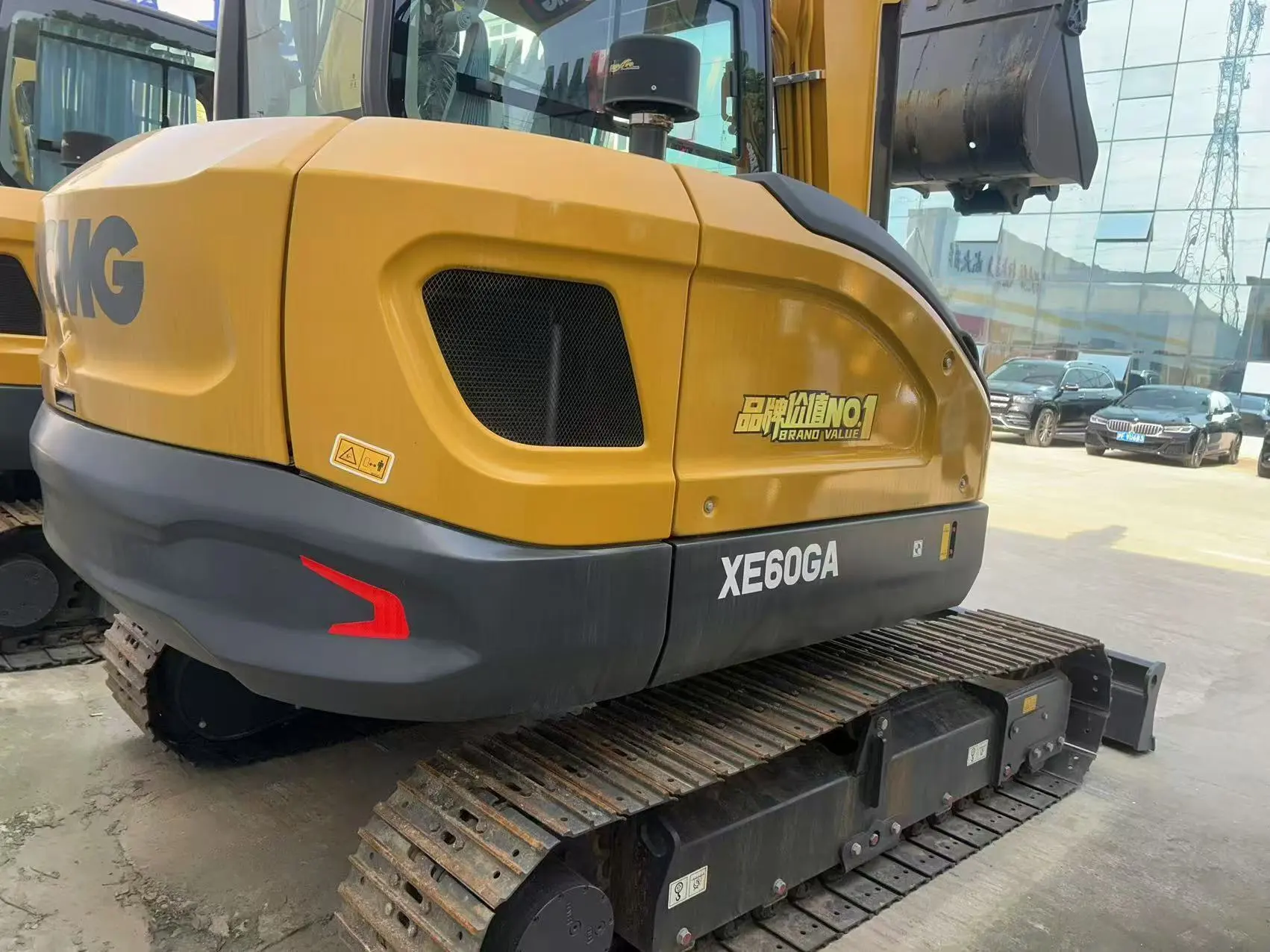 2020 XCMG XE60GA Utilisé Excavatrice de robottes hydrauliques 6 tonnes Digger d'occasion à Shanghai Yard 1