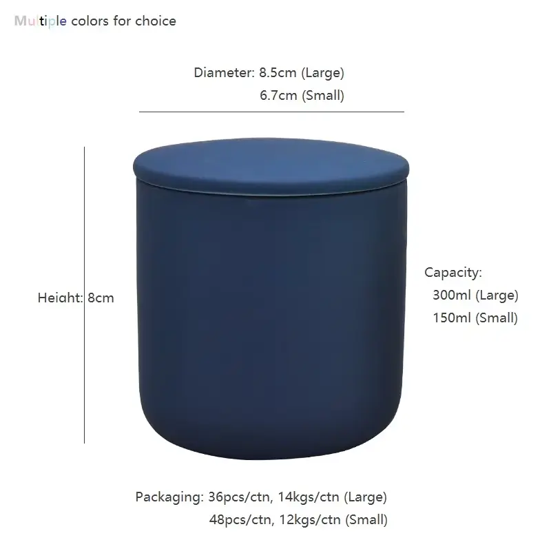 Oem & Odm Ceramic Candle Pots Company 6