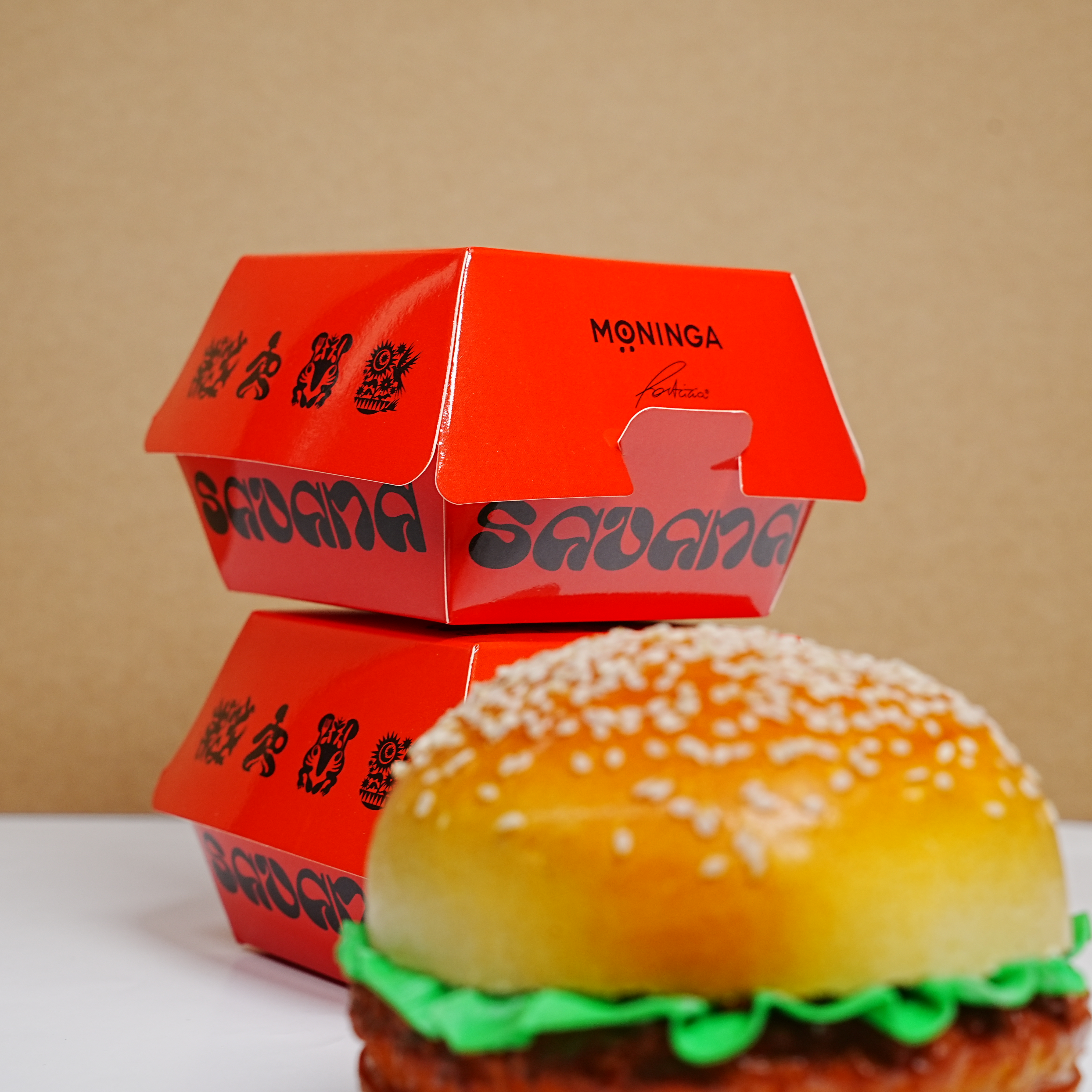 Caja de hamburguesas de logotipo impresa WELM CAJA BIODEGRADABLE BIODEGRADABLE Caja de comida para llevar 6