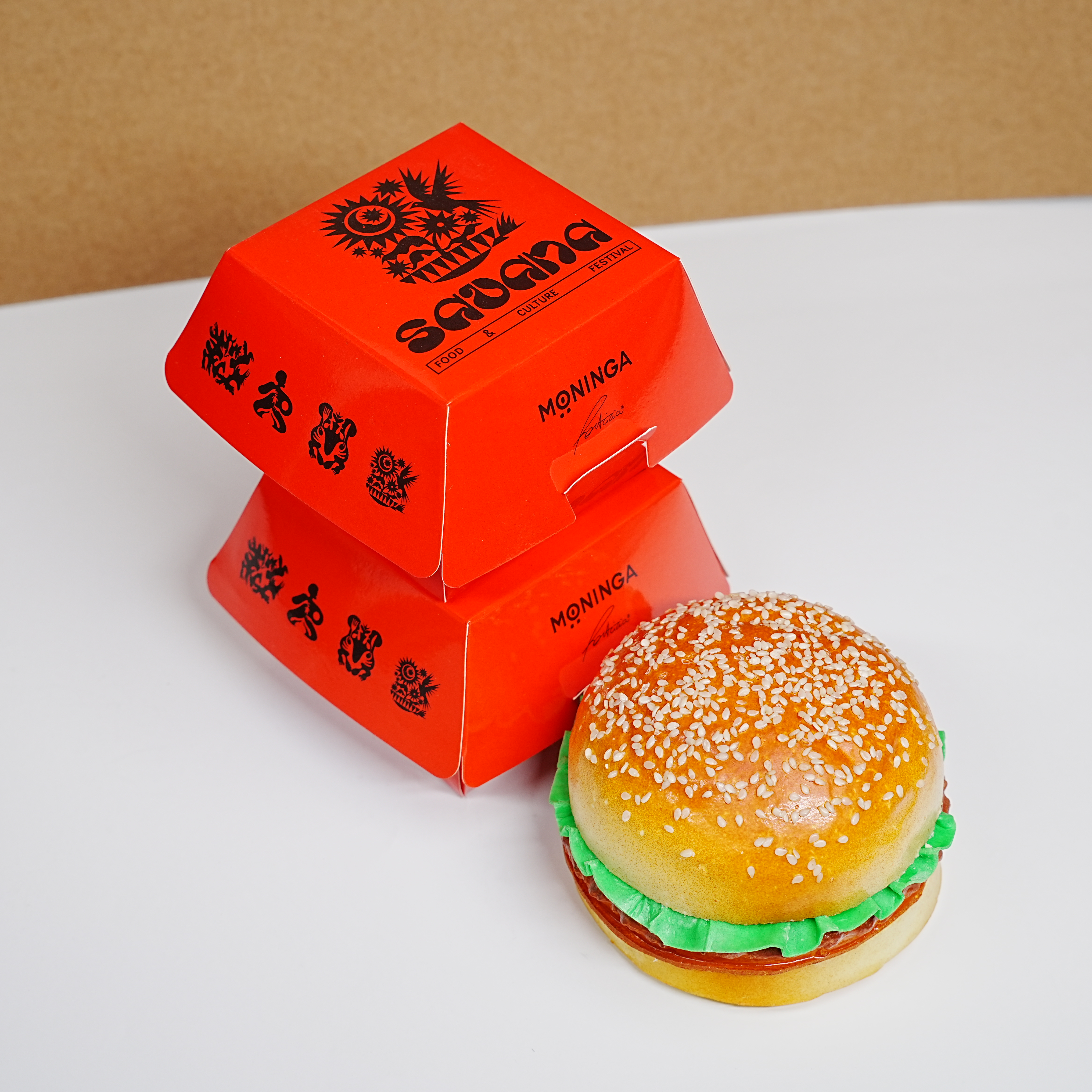 Caja de hamburguesas de logotipo impresa WELM CAJA BIODEGRADABLE BIODEGRADABLE Caja de comida para llevar 7
