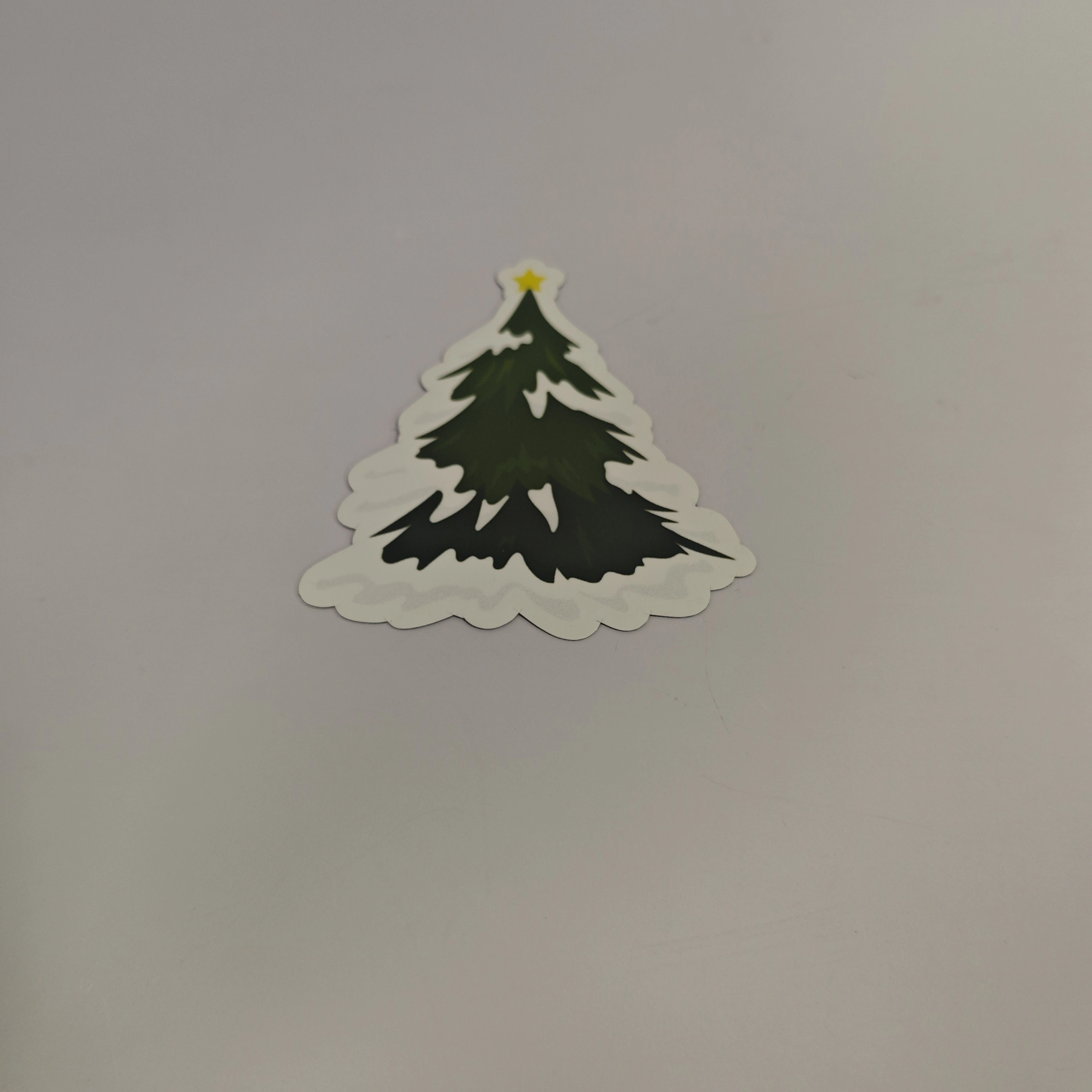 Stampa personalizzata per le vacanze di Natale adesivi in ​​vinile adesivi magnetici natalizi regalo 1