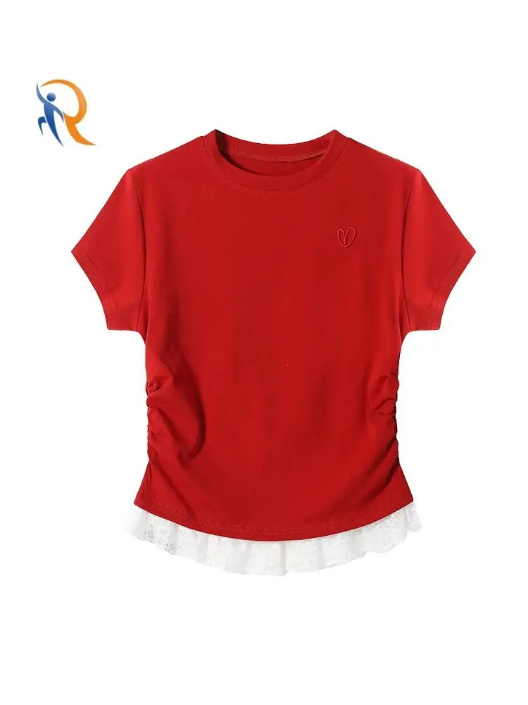 Women's Tops Short Sleeve Lace  Blouse Tops for Women 1