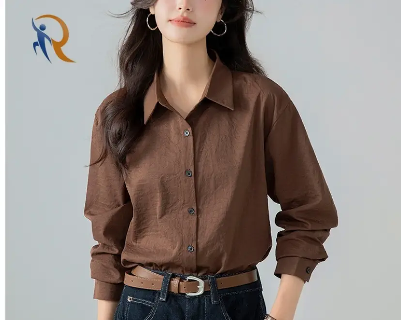 Loose long-sleeved shirt for women 1