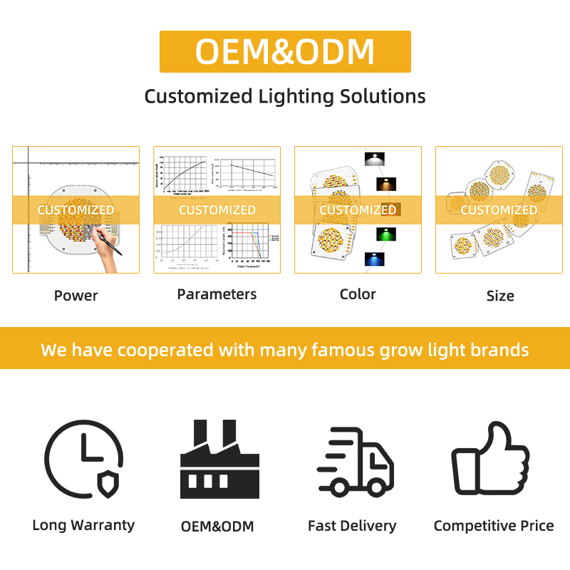 57V Cob Light Source 150W 200W Constant Voltage Warm White Two-Color Optional Wholesale Support 8