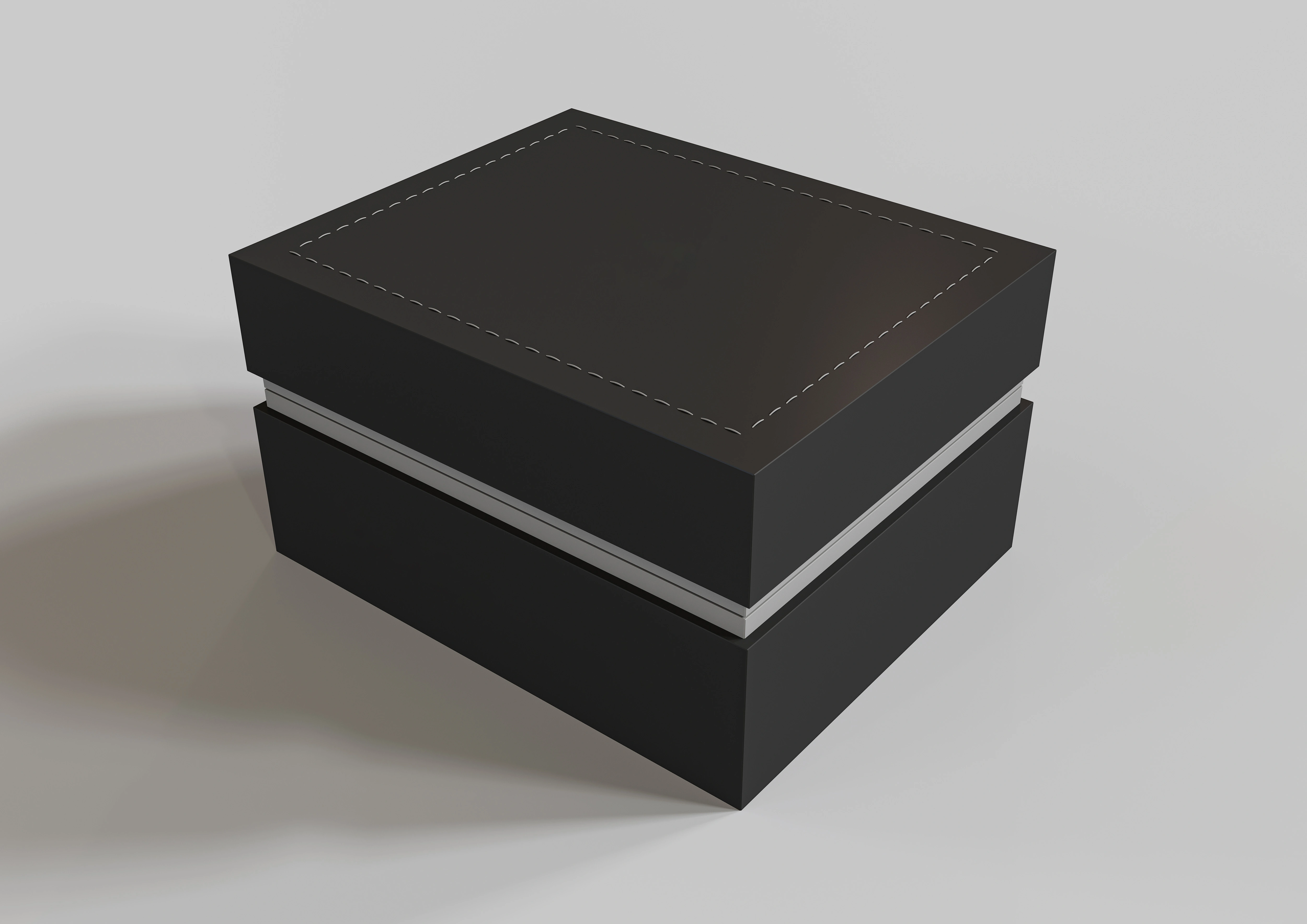 High - end Custom Logo Black Watch Wooden Box - Sleek & Sophisticated Storage 1