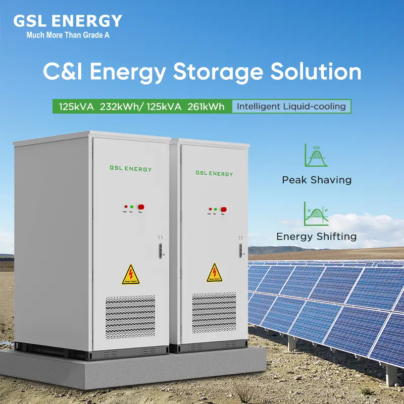 CESS-125K261 AC Coupled All-in-one Liquid Cooling Energy Storage Cabinet System 1