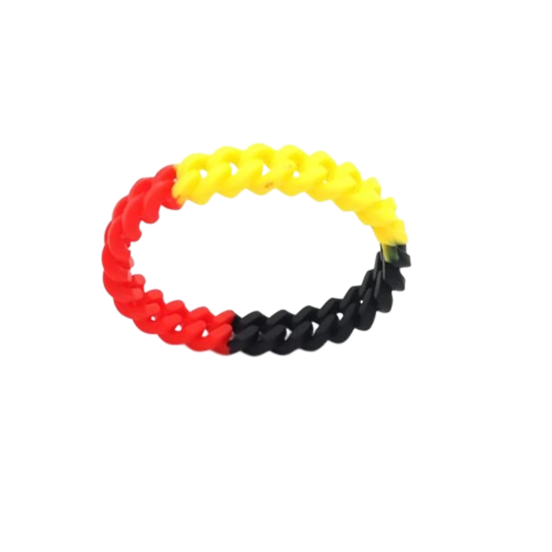 Braided Silicone Wristband – Unisex Fashion Sports Bracelet 1