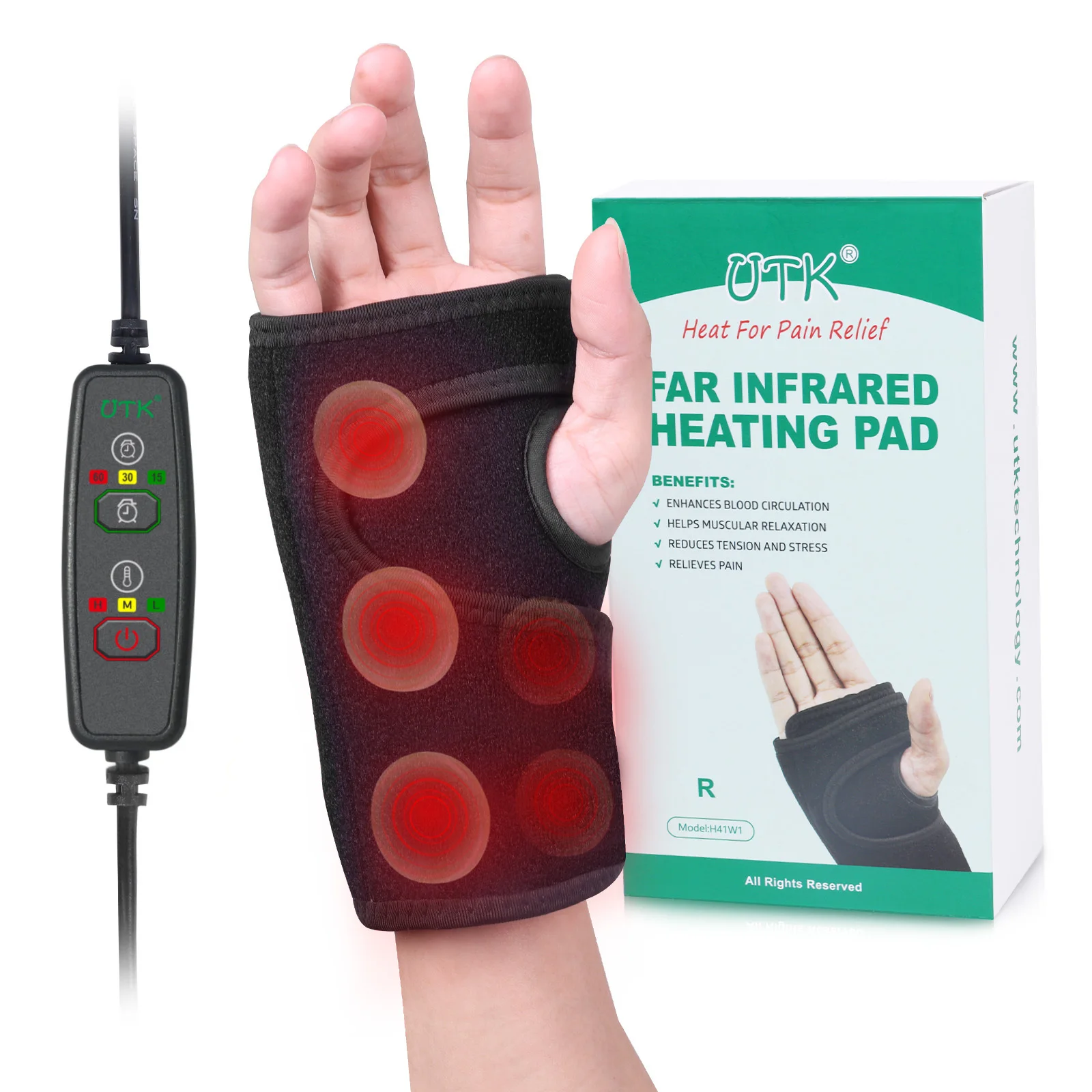 UTK Rechte Heizkissen für Arthritis und Karpaltunnelentlastung 1