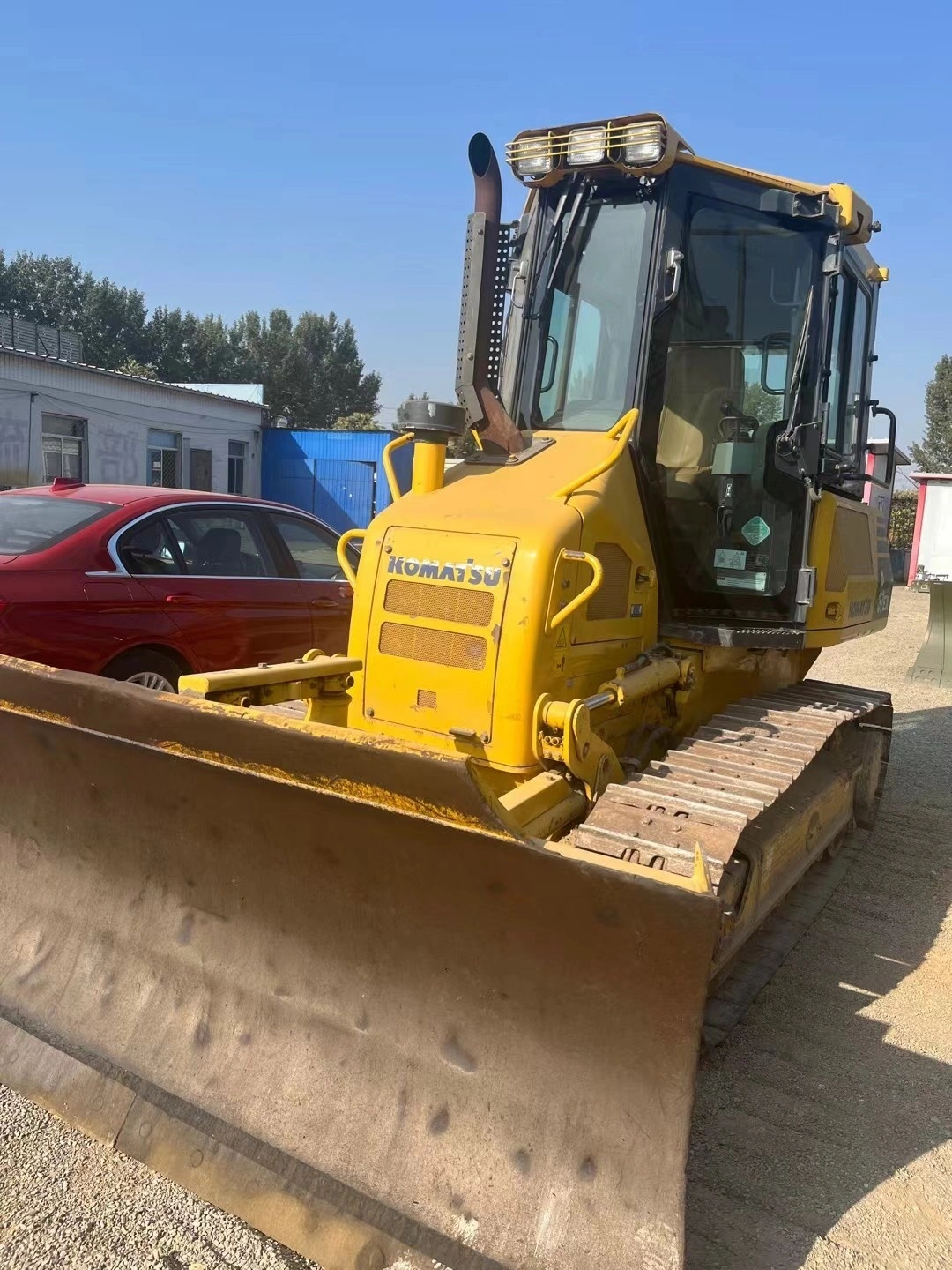 2008 Komatsu D31EX-22 usó Dozer de segunda mano Dozer de alta calidad en Shanghai Yard 1