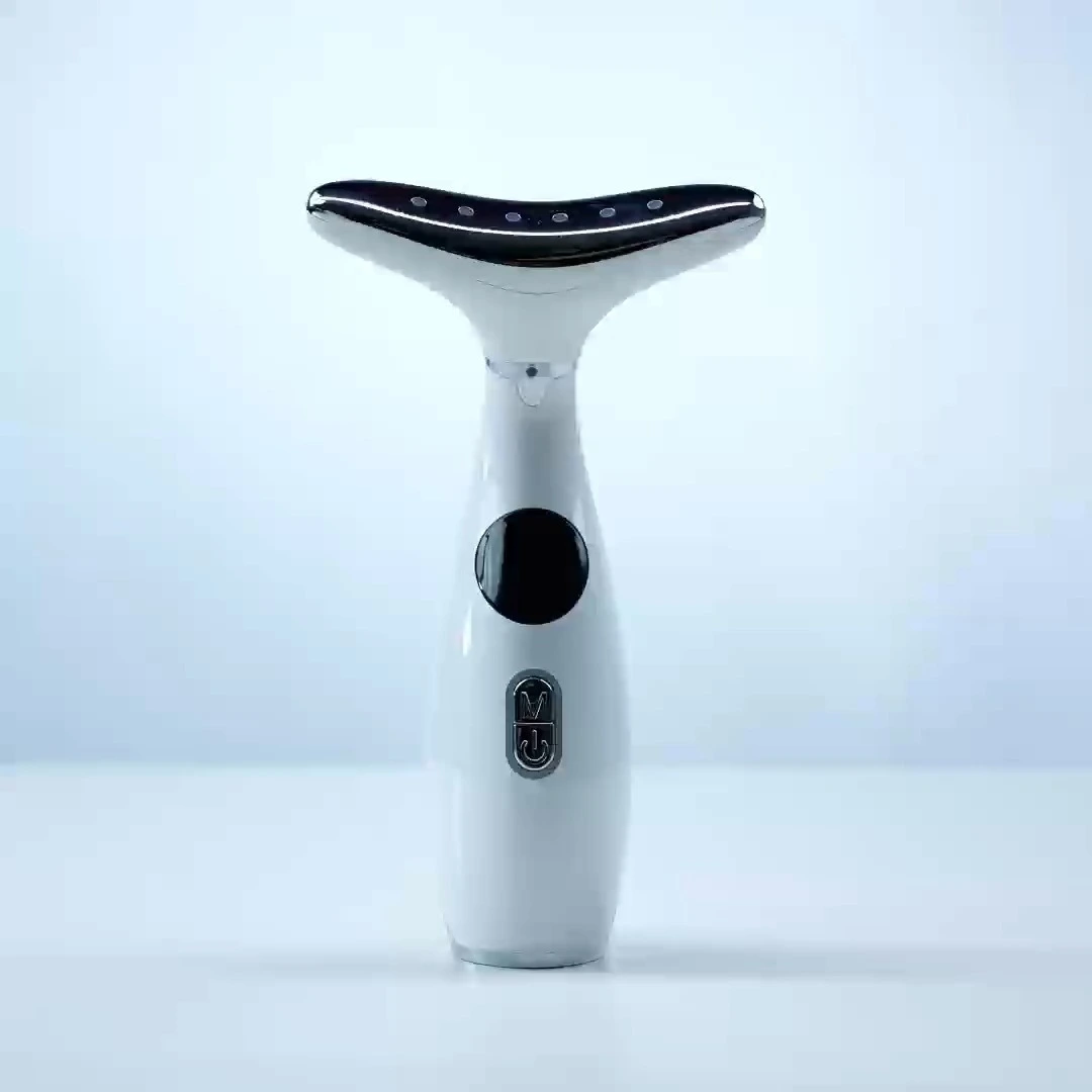جهاز رفع الرقبة والوجه مع علاج ضوء LED | تسخين الاهتزاز المضاد للتجاعيد | بيلين 1