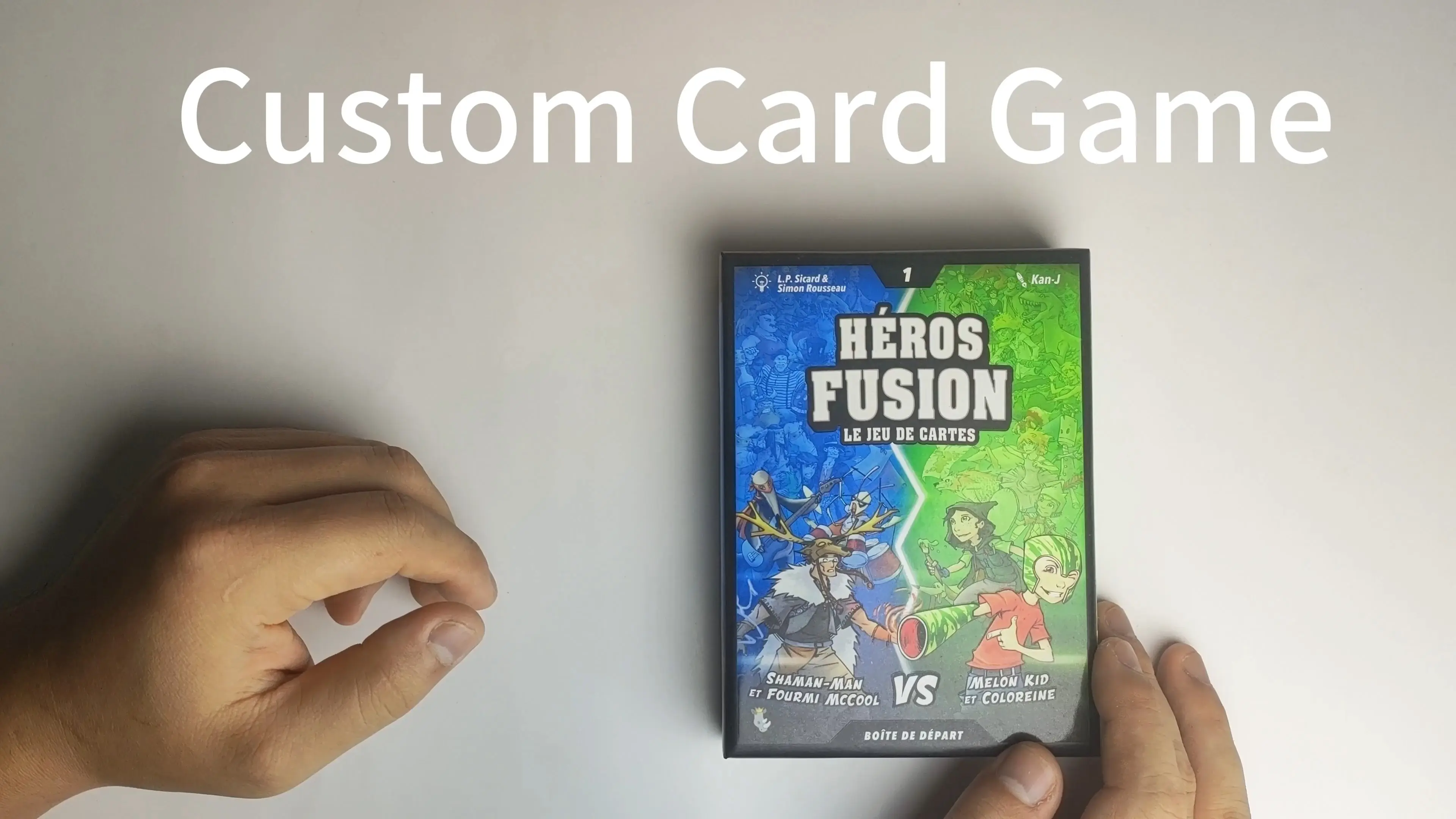Héros Fusion: juego de batalla de cartas de superhéroes franceses 1