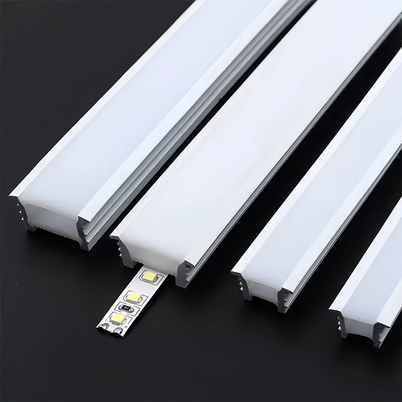 Tubo de silicona de transmitancia de alta luz para la iluminación de la tira LED