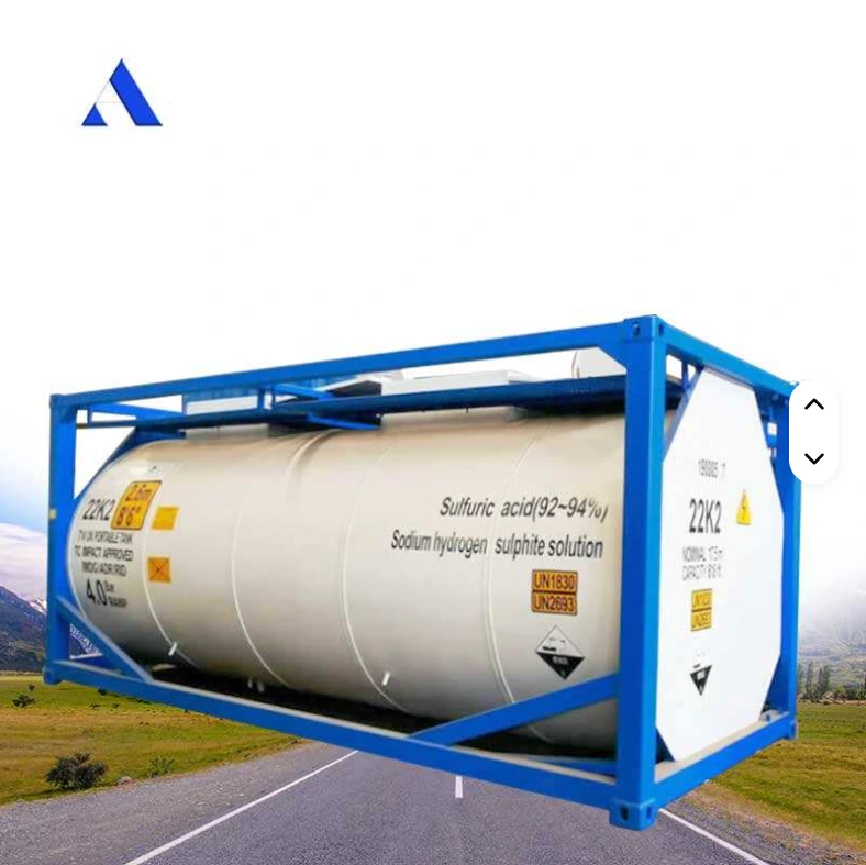 T14 ASME Standard 25000L Capacity New 20ft ISO Tank Container Acide Tank Container 1